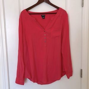 Torrid Coral Blouse